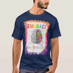 Camiseta Abrace a neurodiversidade - Embarque cerebral ADHD