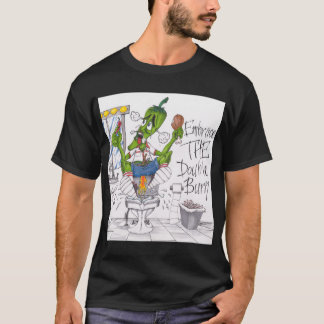 Camiseta Abrace a queimadura dobro quando você come a