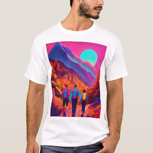 Camiseta "Abrace a viagem" (Frente)