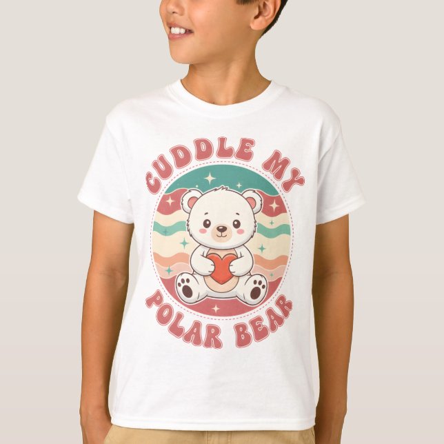 Camiseta Abrace Meu Urso Polar (Frente)
