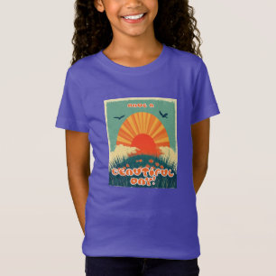 Camiseta Abrace o dia! Divertido e brilhante Tenha um belo