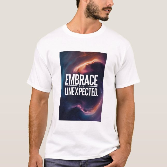 Camiseta Abrace O Inesperado (Frente)