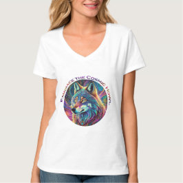 Camiseta Abrace o Lobo de Howl Cósmico