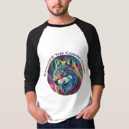 Camiseta Abrace o Lobo de Howl Cósmico