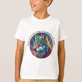 Camiseta Abrace o Lobo de Howl Cósmico