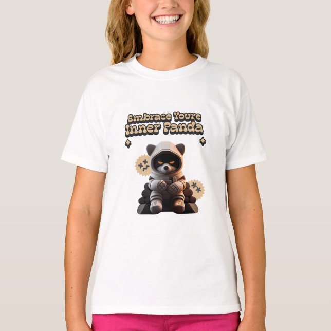 Camiseta Abrace seu interior no Panda (Frente)