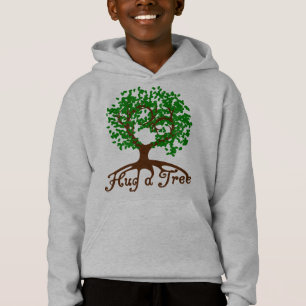 Camiseta Abrace um Hoodie da juventude da árvore
