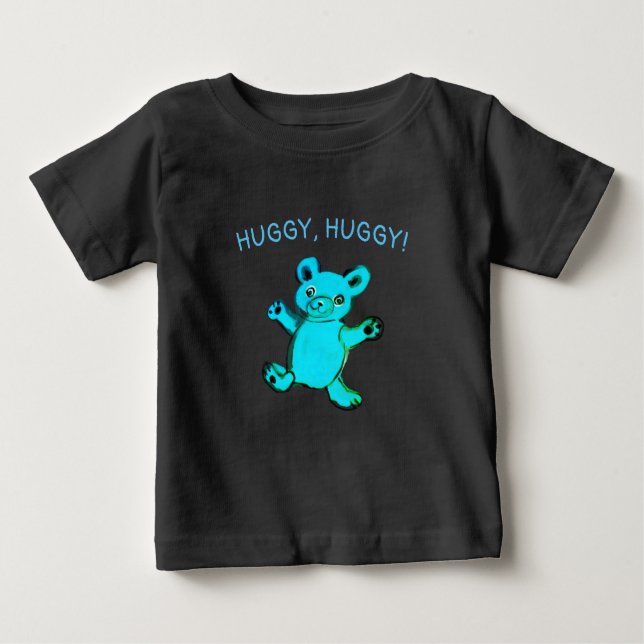 Camiseta abraço, abraço, ursinho (Frente)