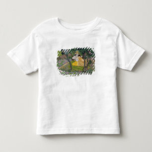 Camiseta Abraço de Radha e de Krishna em um bosque da