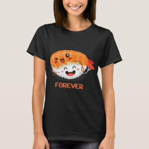 Camiseta Abraço de sushi presente engraçado para amante de