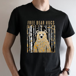Camiseta Abraço de Urso Engraçado Grátis
