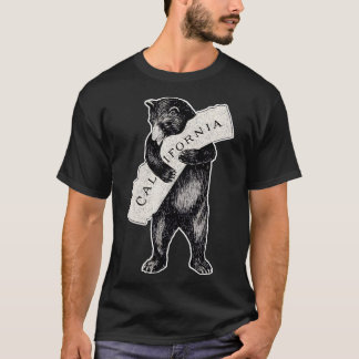 Camiseta Abraço de Urso Eu Amo Califórnia ArteRetro Vintage