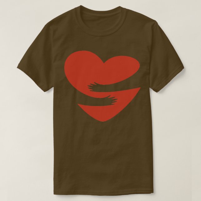 Camiseta Abraço do coração (Frente do Design)
