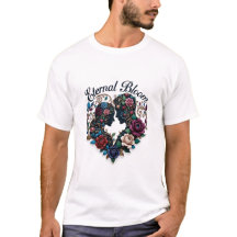 Camiseta Abraço Flor Eterna | Casal Intricado