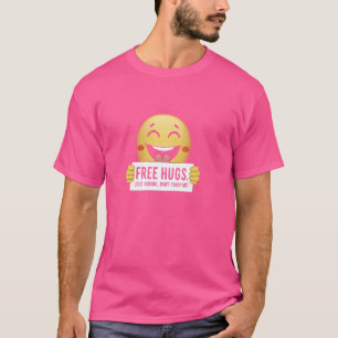 Camiseta Abraço Gratuito Só Brincando Não Engraçado Novidad