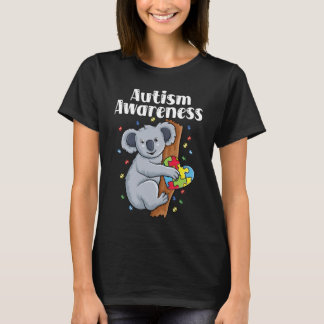 Camiseta Abraço Koala Diferenças Neurodiversidade Inclusão