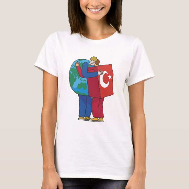 CAMISETA ABRAÇO MUNDIAL E TURQUIA (Frente)