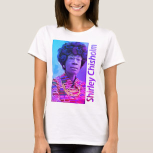 Camiseta Abraço roxo Shirley Chisholm