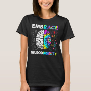 Camiseta Abraço Tie Dye Neurodiversidade Consciência do Aut
