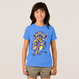 Camiseta Abraços Alienígenas Grátis (frente e verso)