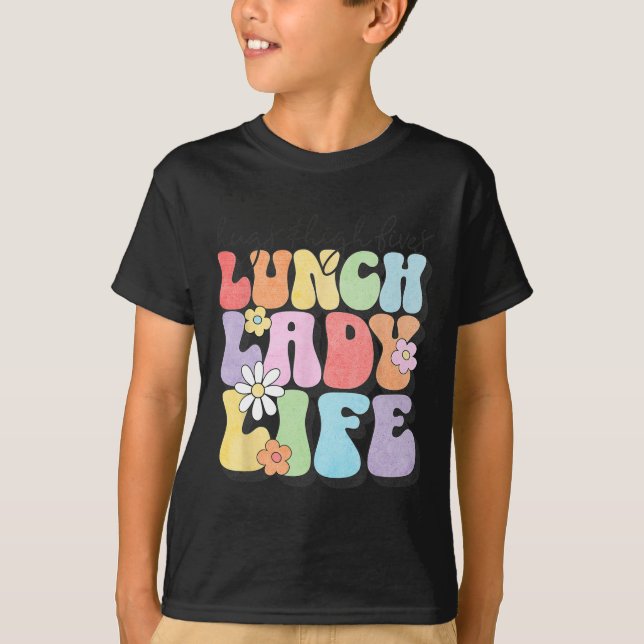 Camiseta Abraços Amp; Almoço De Almoço Lady Vibes Appre Esc (Frente)