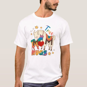 Camiseta Abraços de Mãe Grátis - Abraço do Orgulho LGBTQ do