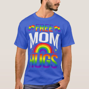 Camiseta abraços de mãe gratuitos - LGBT Orgulho gay Rainbo