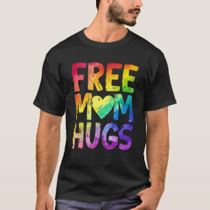 Camiseta Abraços de Mãe Gratuitos Orgulho LGBT LGBTQ Lésbic