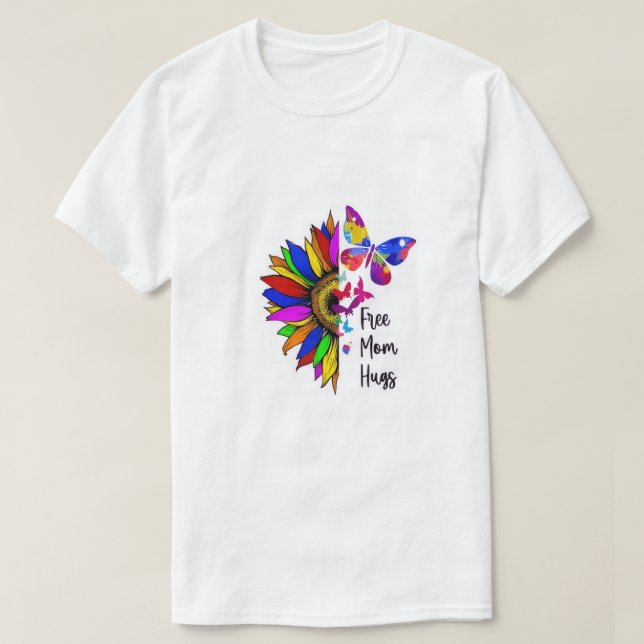 Camiseta abraços de mãe livre (Frente do Design)