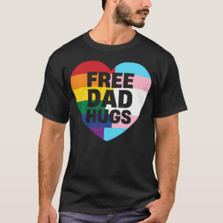 Camiseta Abraços de Pai de Graça Mês da Bandeira do Orgulho