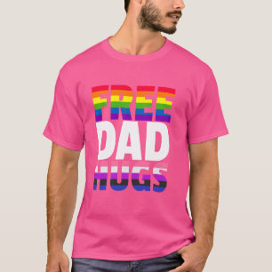 Camiseta Abraços de Pai Gratuito LGBTQ Abraços de Pai Gratu
