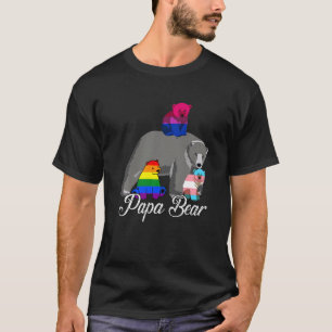 Camiseta Abraços de Pai Gratuitos Papua Urso Lgbt Orgulho g