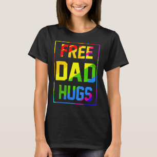 Camiseta Abraços de Pai Livre Arco-Íris Lgbt Sinalizador Or
