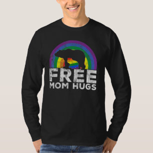 Camiseta Abraços de Pai Livre Lgbt Orgulho Papá Urso Lgbt R