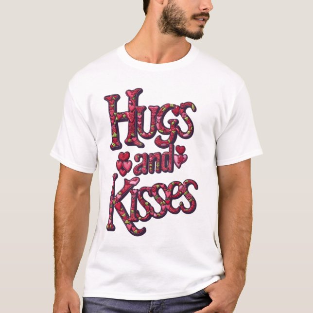 CAMISETA ABRAÇOS E BEIJOS (Frente)