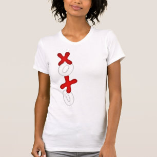 Camiseta Abraços e beijos XOXO