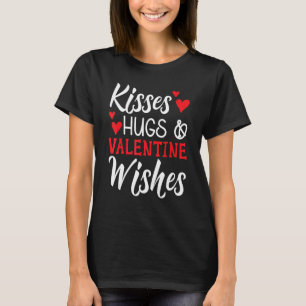 Camiseta Abraços E Dias de os namorados Desejam Dia de os n