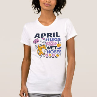 Camiseta Abraços e Narizes Molhados de Abril - Cachorro e A