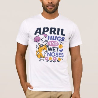 Camiseta Abraços e Narizes Molhados de Abril - Cachorro e A