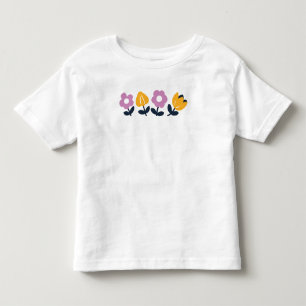 Camiseta Abraços e Narizes Molhados de abril - Parte Floral