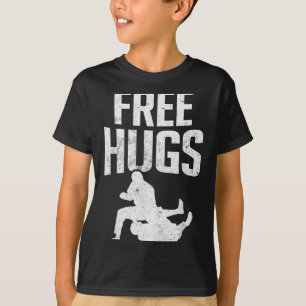 Camiseta Abraços Engraçados de Jiu Jitsu Brasileiro BJJ MMA