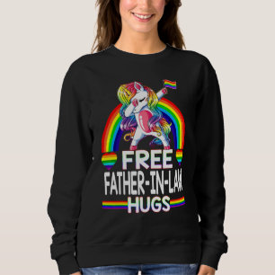 Camiseta Abraços Gratuitos ao Sogro Unicórnio Orgulho Lgbt