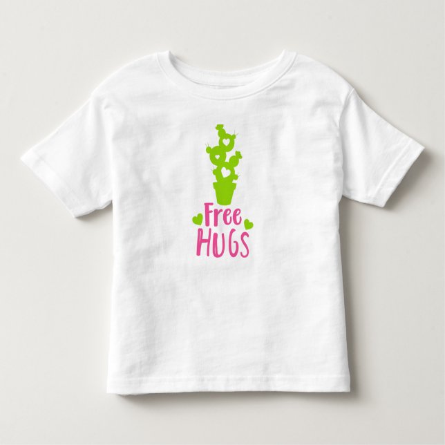 Camiseta Abraços Gratuitos, Cactus, Cactos, Succulent, Plan (Frente)