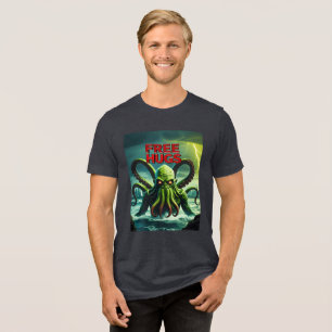 Camiseta ABRAÇOS GRATUITOS (Do Seu Novo Soberano) Cthulhu