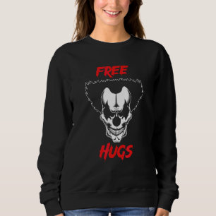 Camiseta Abraços Gratuitos Para Caveira de Halloween do Cor