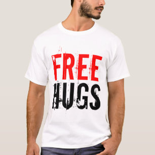 Camiseta Abraços Gratuitos   Visual retrô