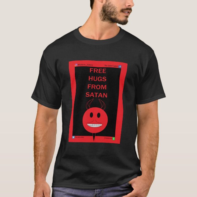Camiseta Abraços Livres Da Satã (Frente)