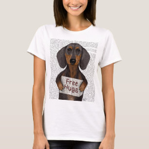 Camiseta Abraços Livres Dachshund