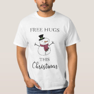Camiseta Abraços livres (estação do Natal)