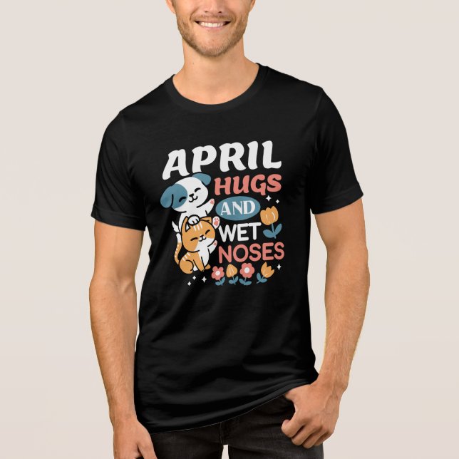 Camiseta Abraços, Narizes Molhados e Primavera - Pet Reprod (Frente)